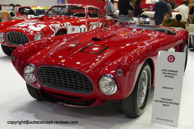 1952 Ferrari 340 Mexico Vignale Carrera Panamericana Berlinetta and Spyder 